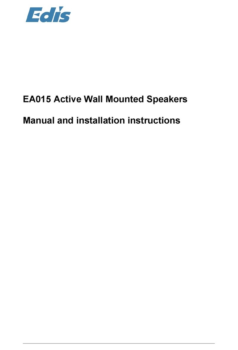 Edis EA015 Manual and installation instructions