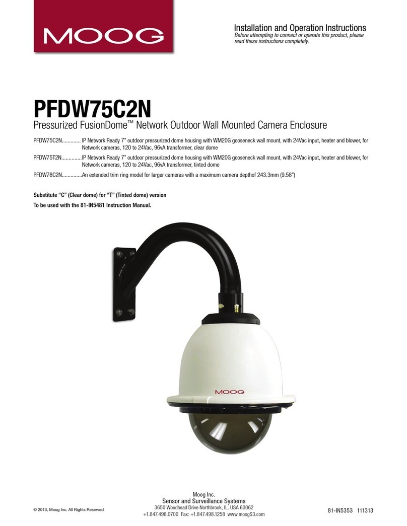 Moog PFDW75C2N User manual
