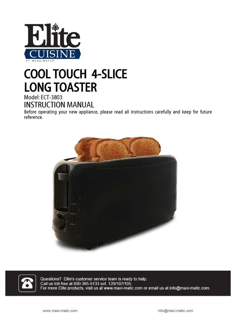 Elite Products ECT-3803 instruction manual