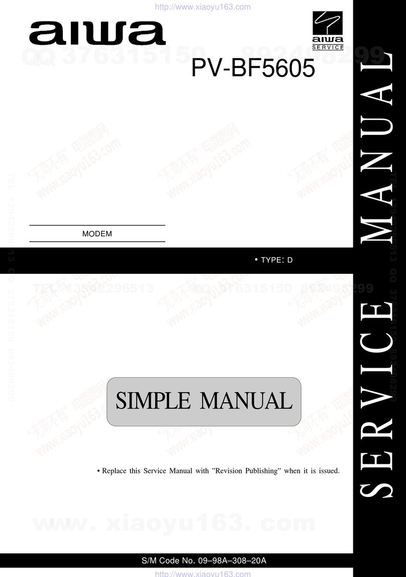 Aiwa PV-BF5605 Service manual