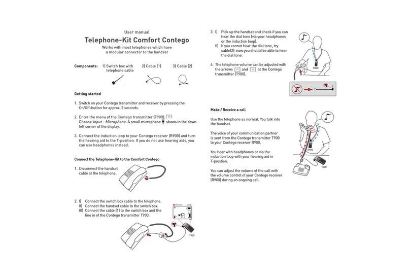 Comfort audio Contego user manual