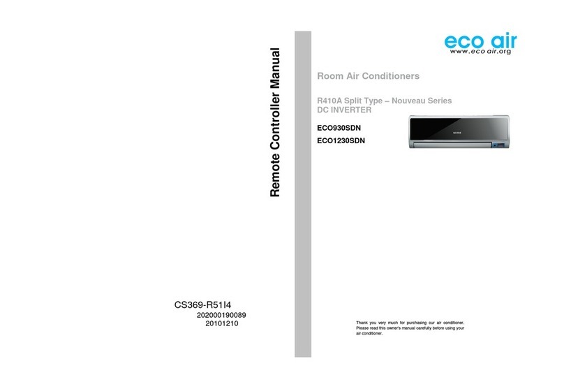 Ecoair Nouveau ECO930SDN User manual