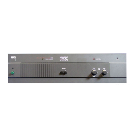 NAD 2400 User manual