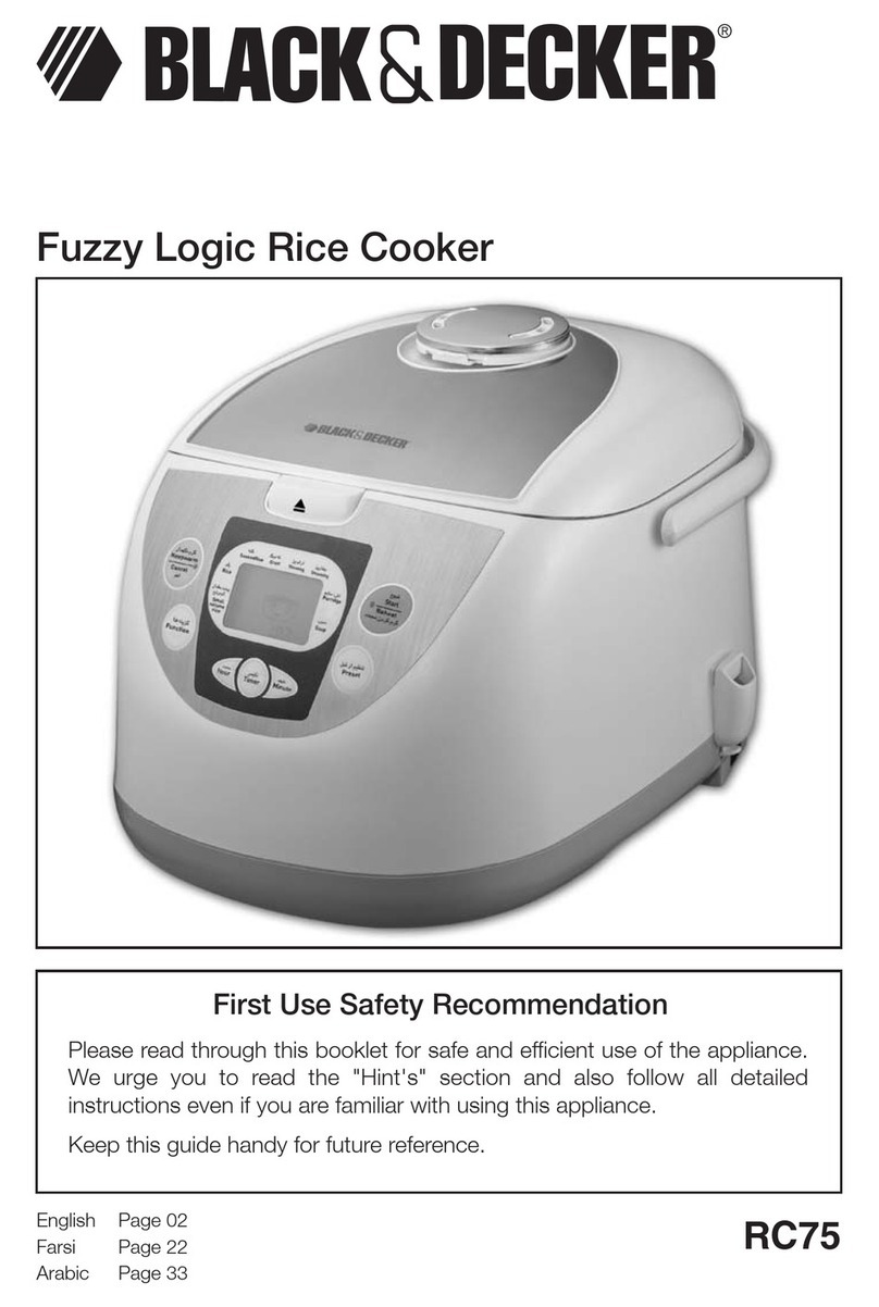 Black & Decker RC75 User manual