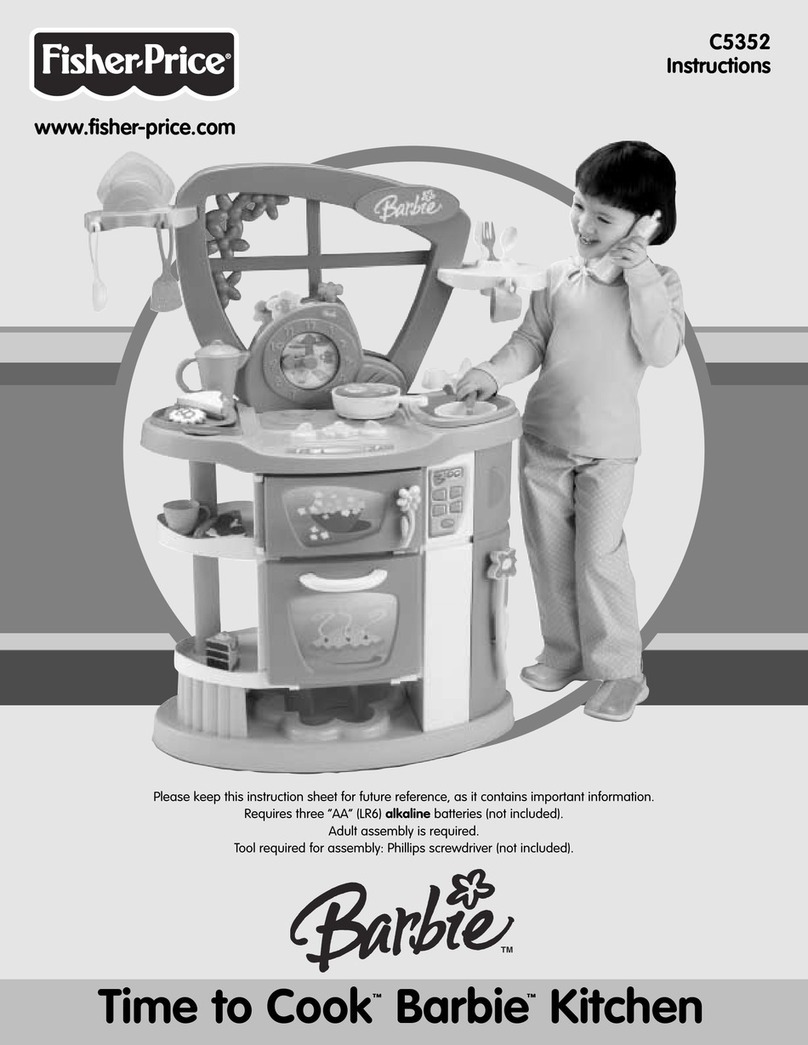 Fisher-Price Time to Cook Barbie Kitchen C5352 instructions Fisher-Price Time to Cook Barbie Kitchen C5352 instructions