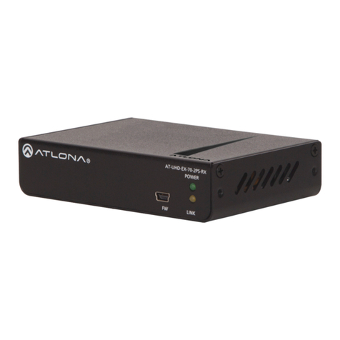 Atlona AT-UHD-EX-70-2PS Series User manual