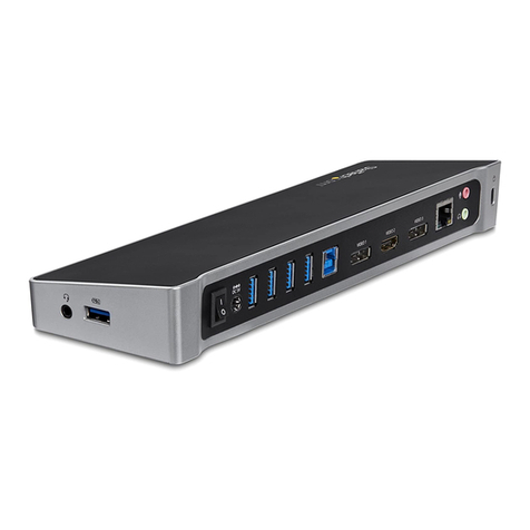StarTech.com USB3DOCKH2DP User manual StarTech.com USB3DOCKH2DP User manual