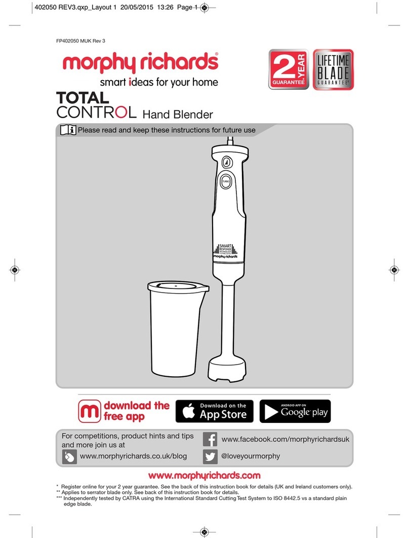Morphy Richards Total Control User manual