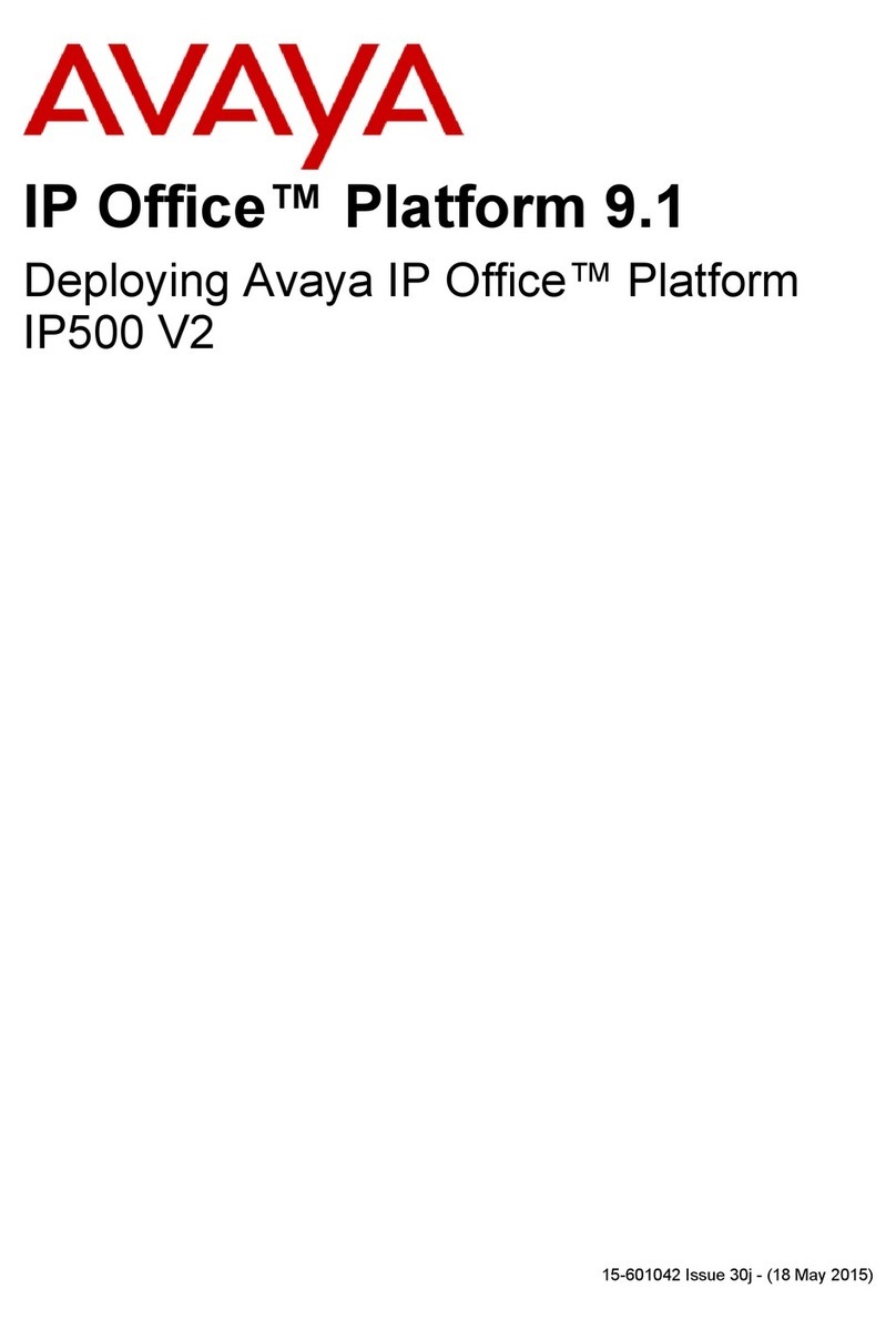 Avaya IP500 User manual