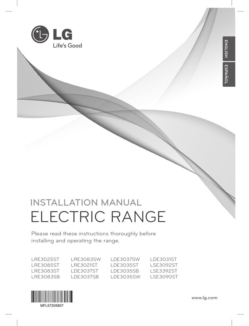 LG LRE3025ST User manual
