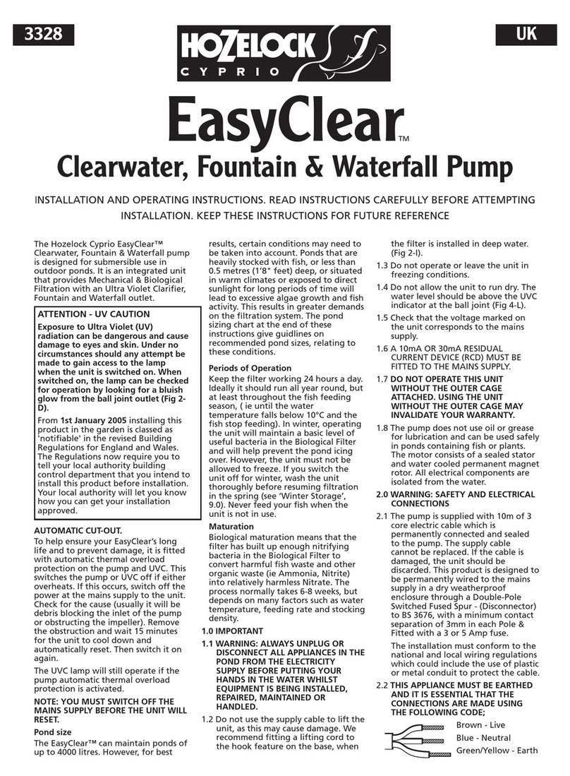Hozelock EasyClear 3328 User manual