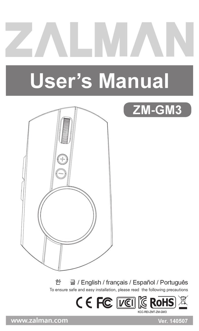 ZALMAN ZM-GM3 user manual