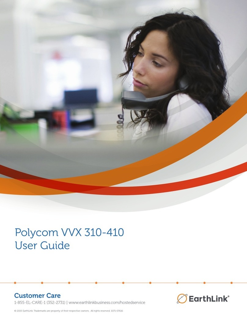 EarthLink Polycom VVX 310 user guide