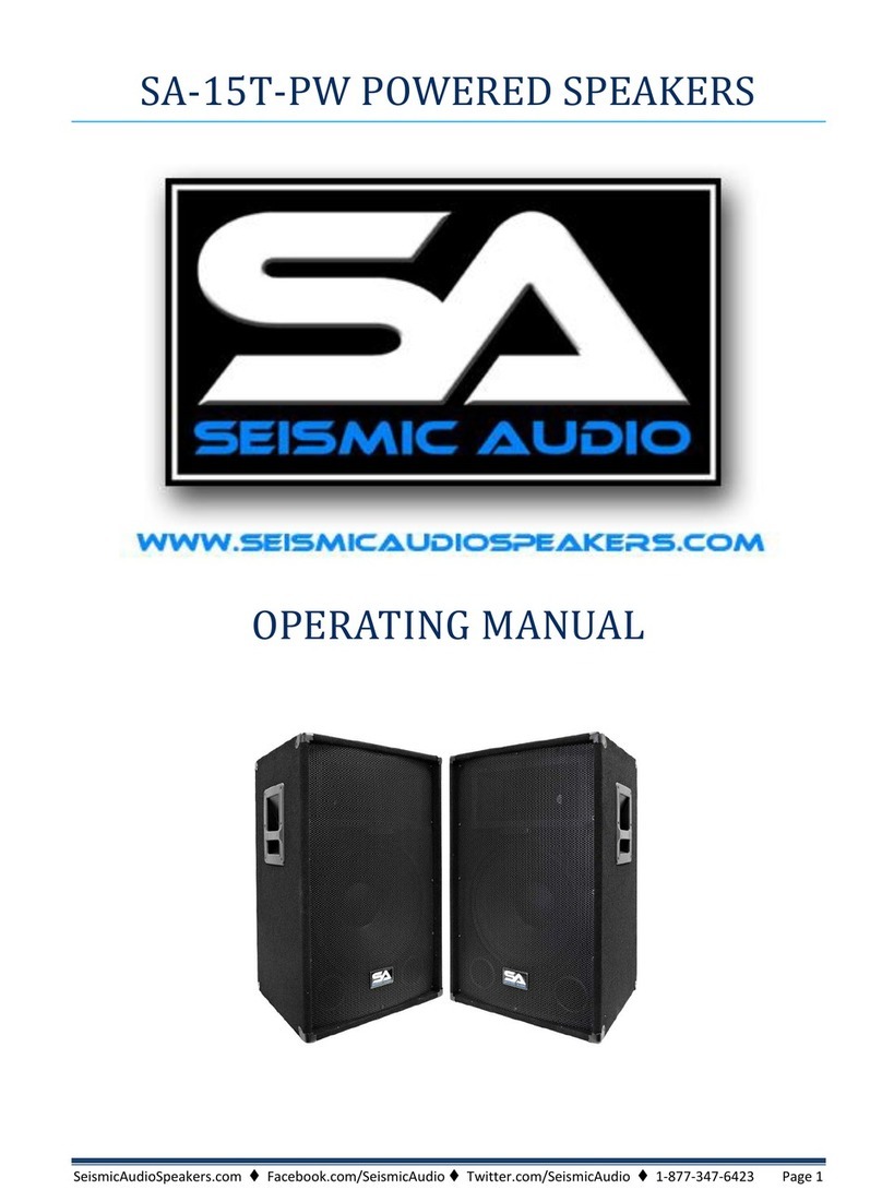 SA SA-15T-PW operating manual