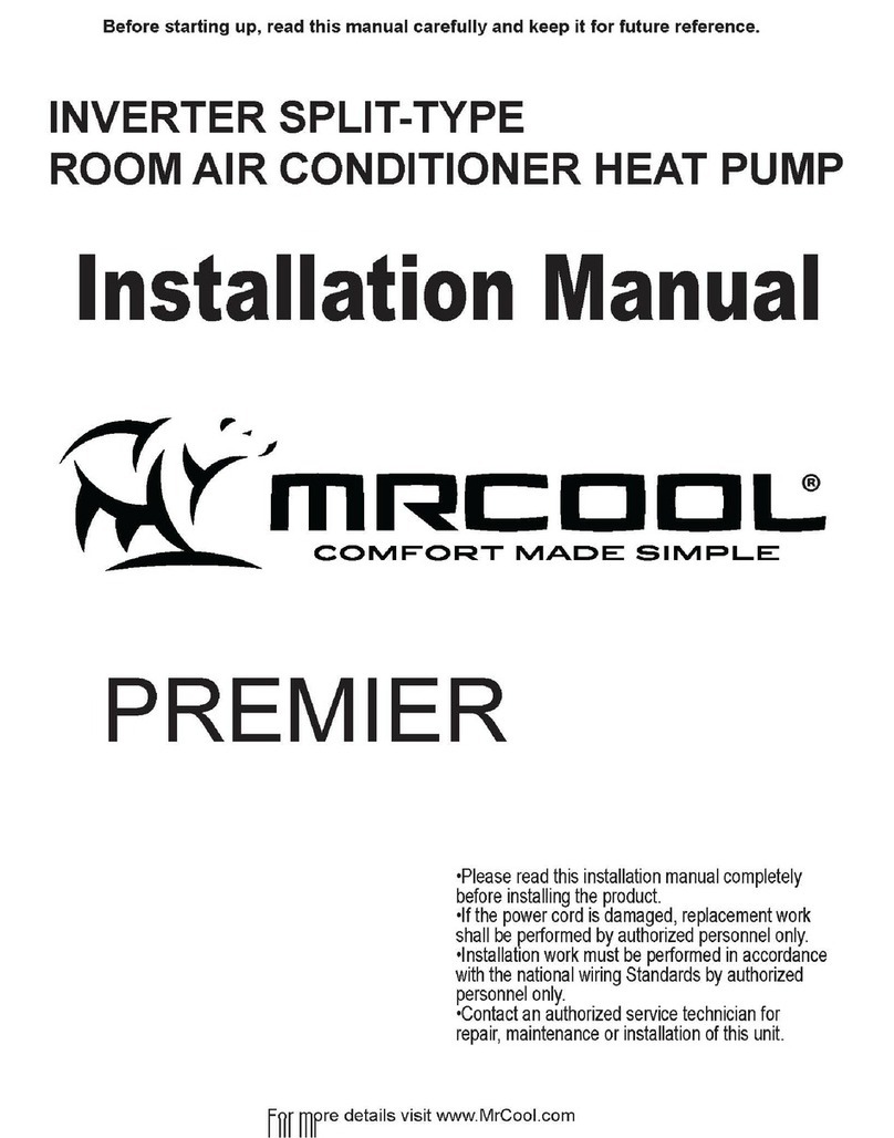 MrCool PREMIER User manual MrCool PREMIER User manual