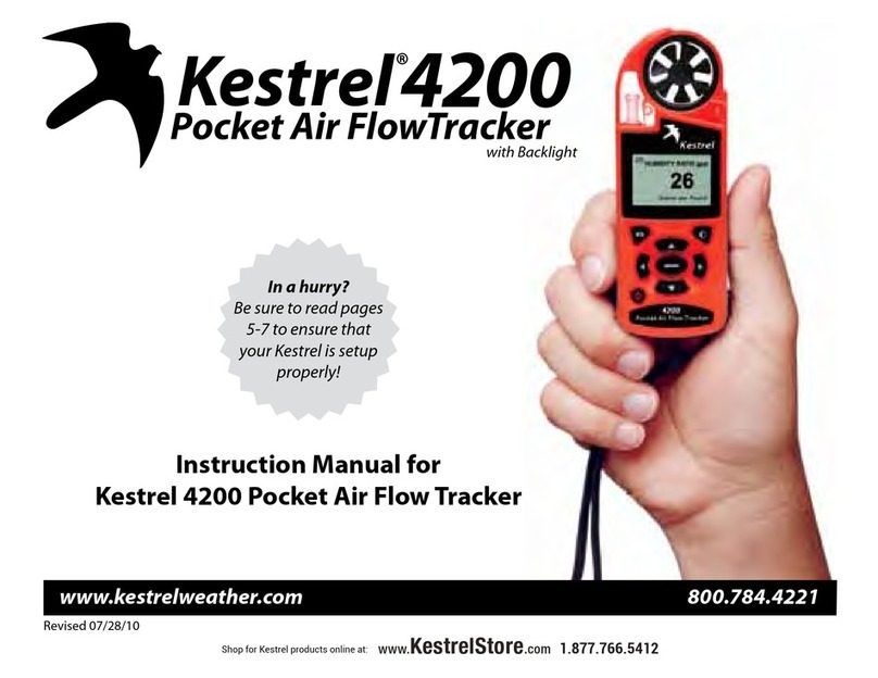 Nielsen-Kellerman Kestrel 4200 instruction manual