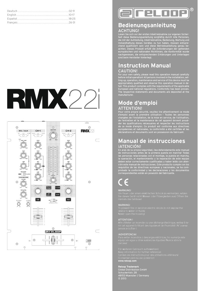 Reloop RMX22i instruction manual