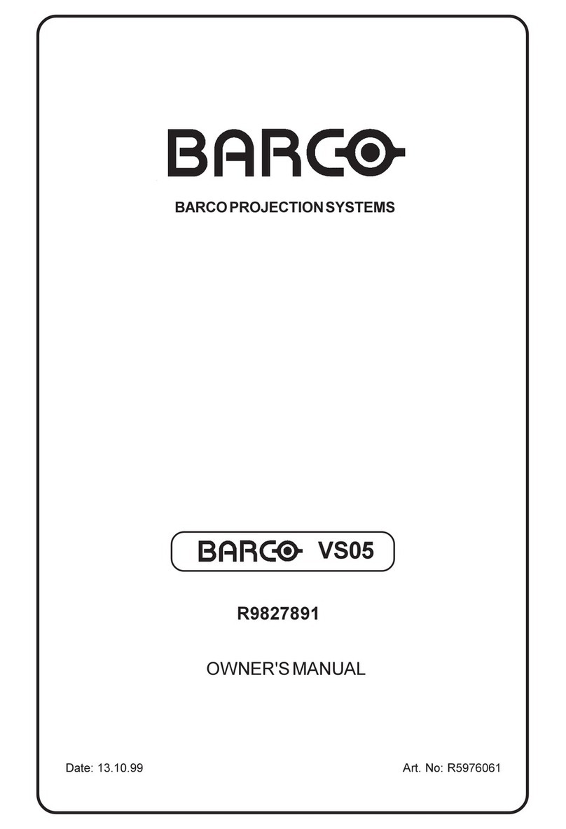 Barco VS05 User manual