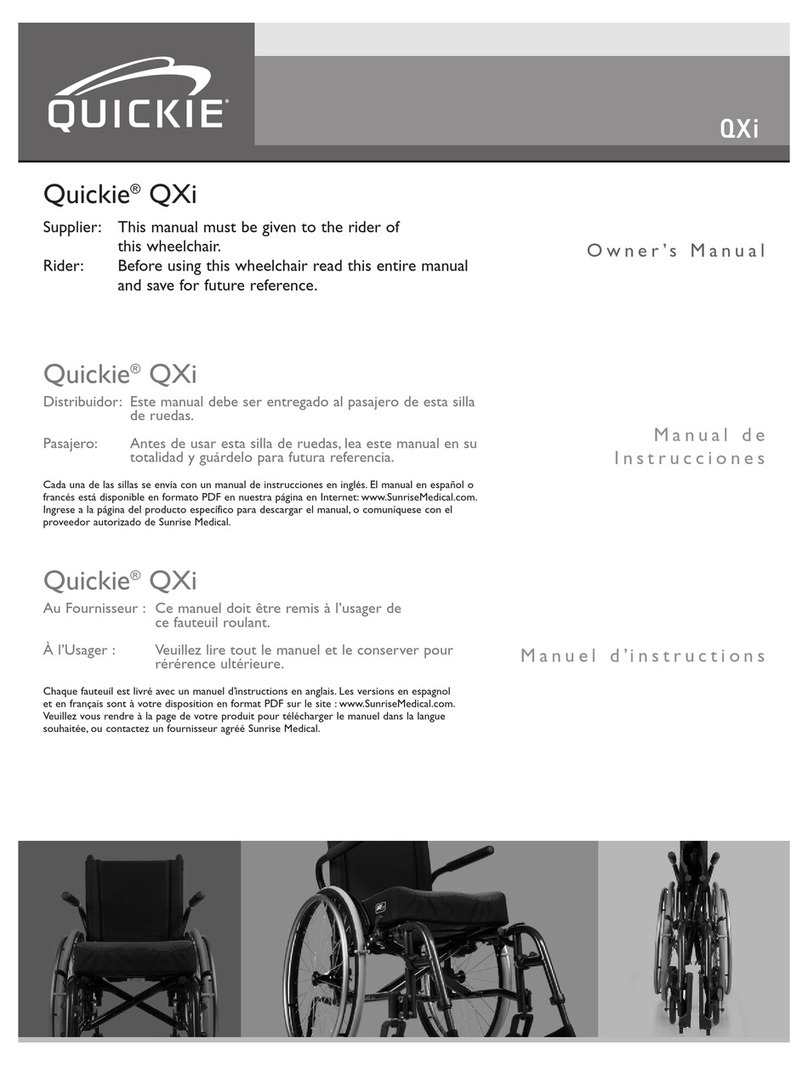 Quickie QXi User manual