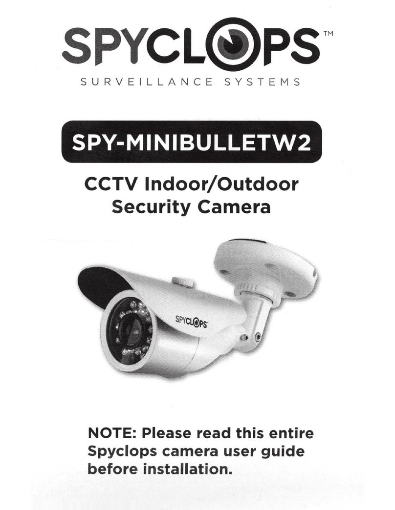 Spyclops SPY-MINIBULLETW2 user manual