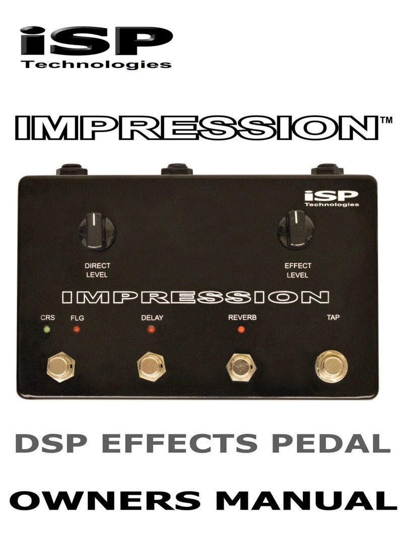 iSP IMPRESSION owner's manual