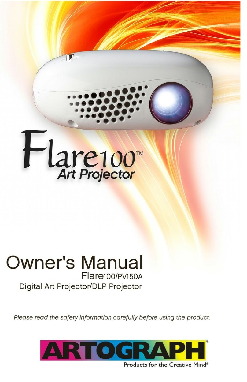 artograph Flare100 User manual