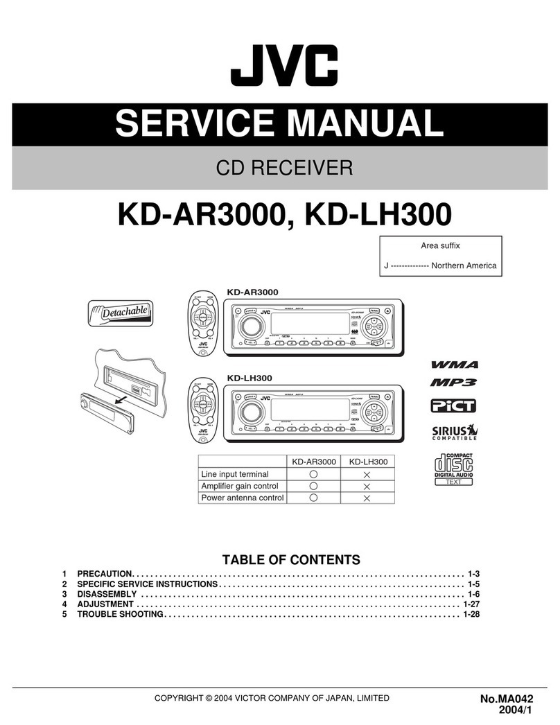 JVC KD-AR3000 User manual JVC KD-AR3000 User manual