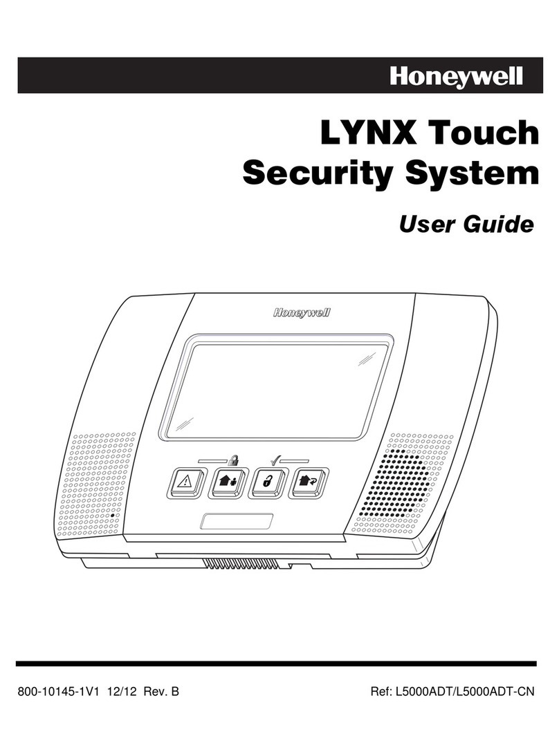 Honeywell LYNX Touch Security System User manual