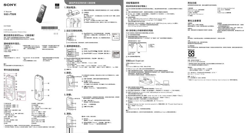 Sony ICD-PX440 User manual