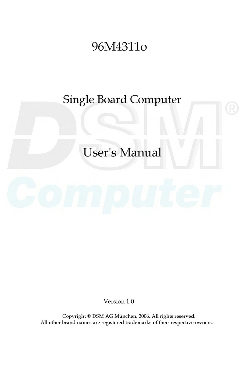 DSM Computer AG 96M4311o user manual