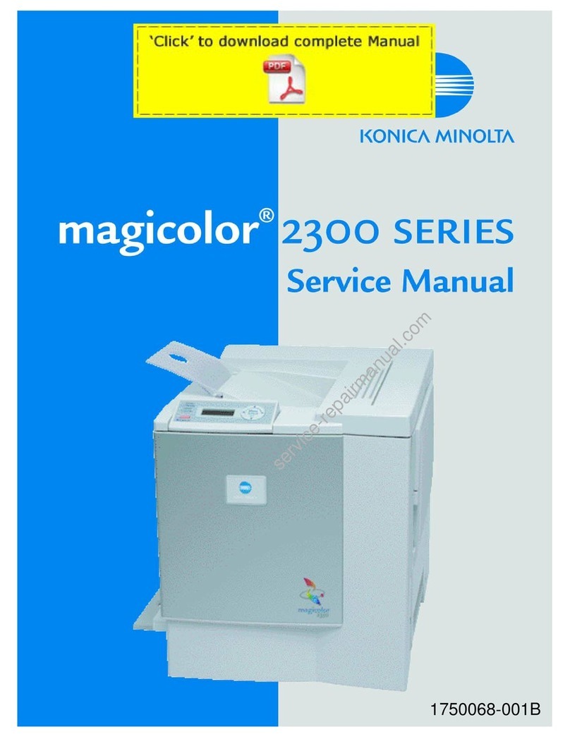 Konica Minolta magicolor 2300 Series User manual Konica Minolta magicolor 2300 Series User manual