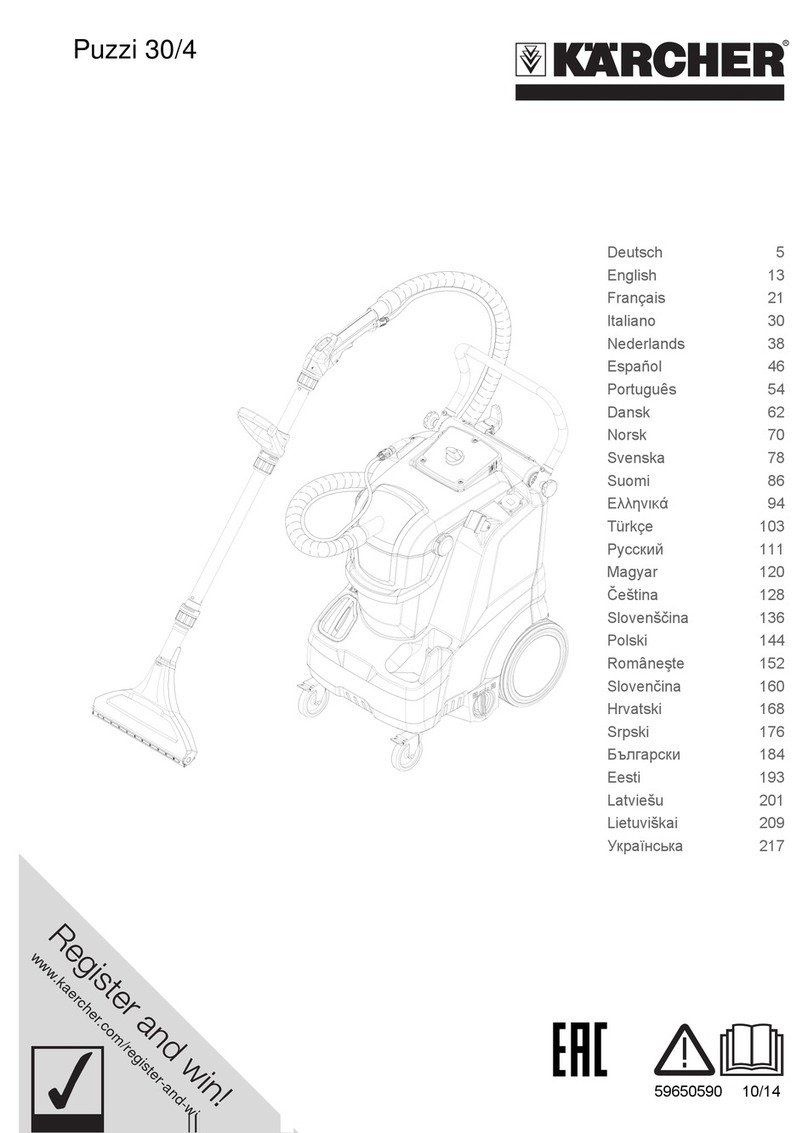Kärcher Puzzi 30/4 Quick start instructions