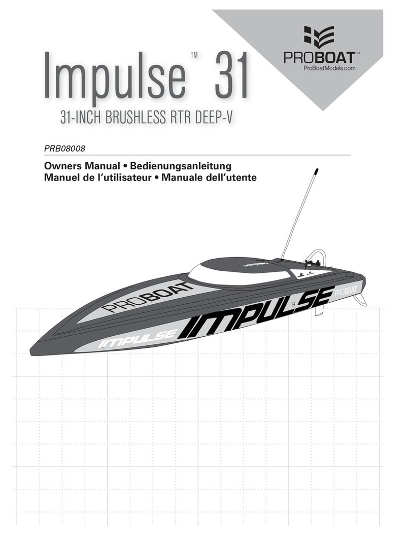 Pro Boat Impulse 31 PRB08008 owner's manual