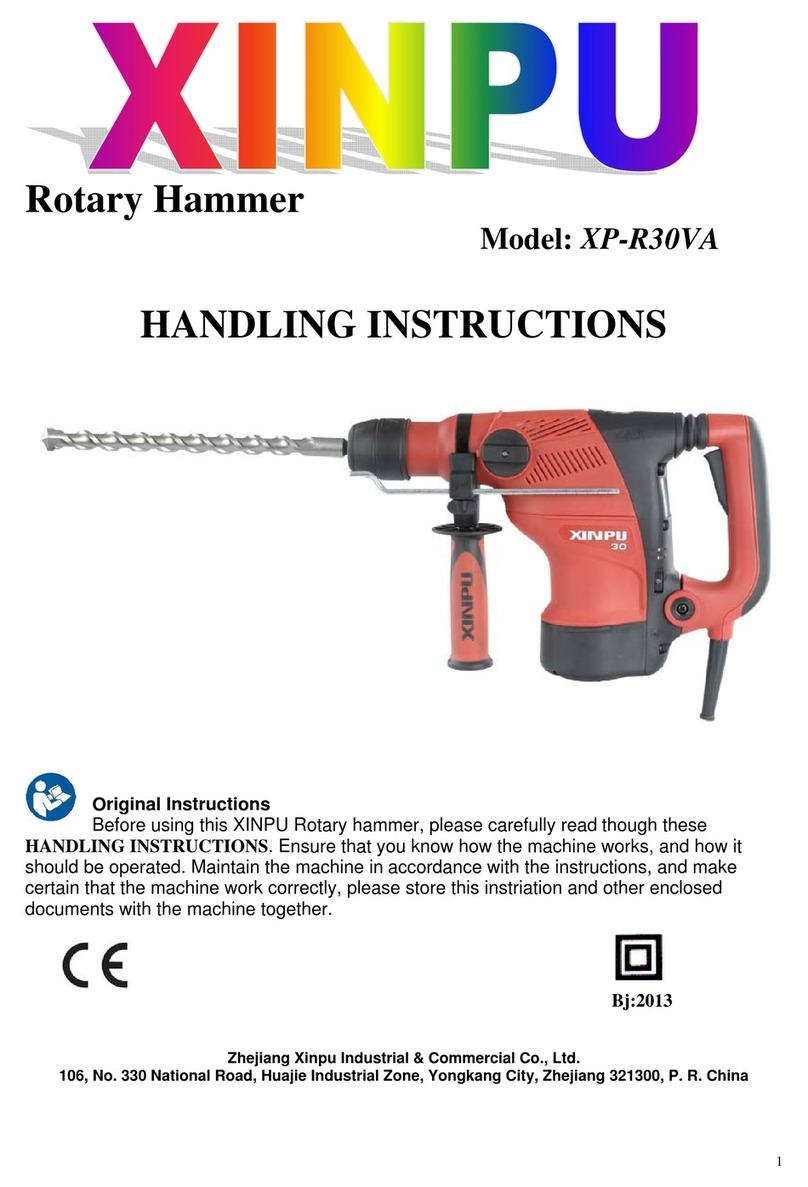 Xinpu XP-R30VA Handling instructions