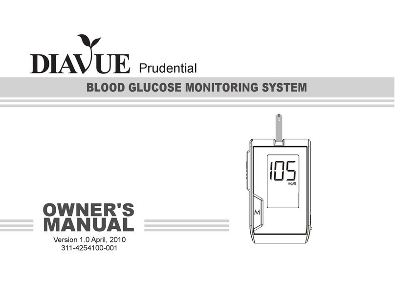 Diavue Prudential User manual
