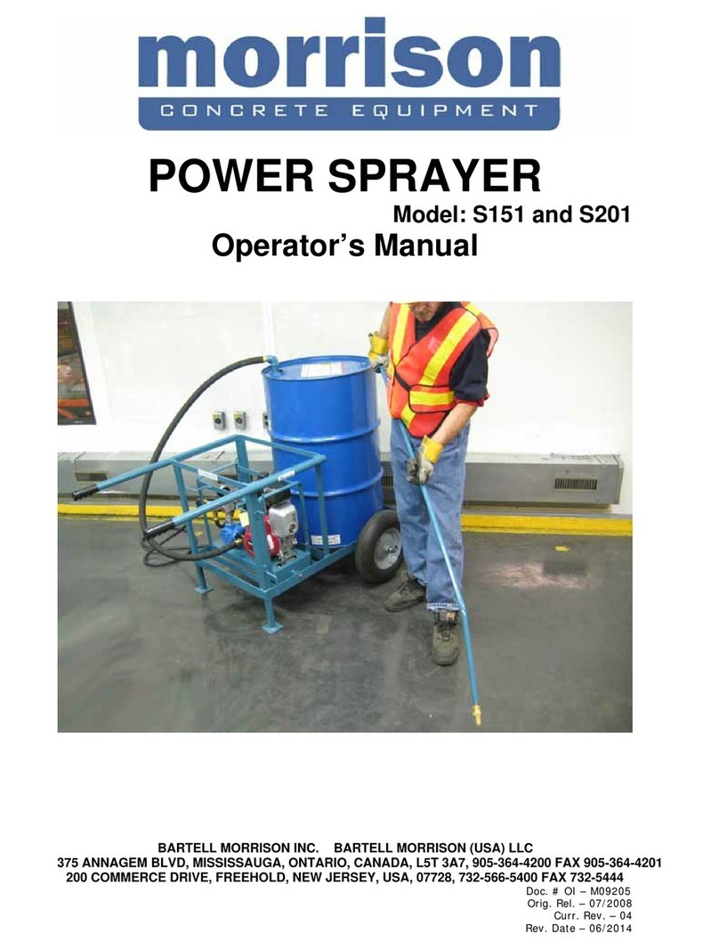 Morrison S151 Operator's manual