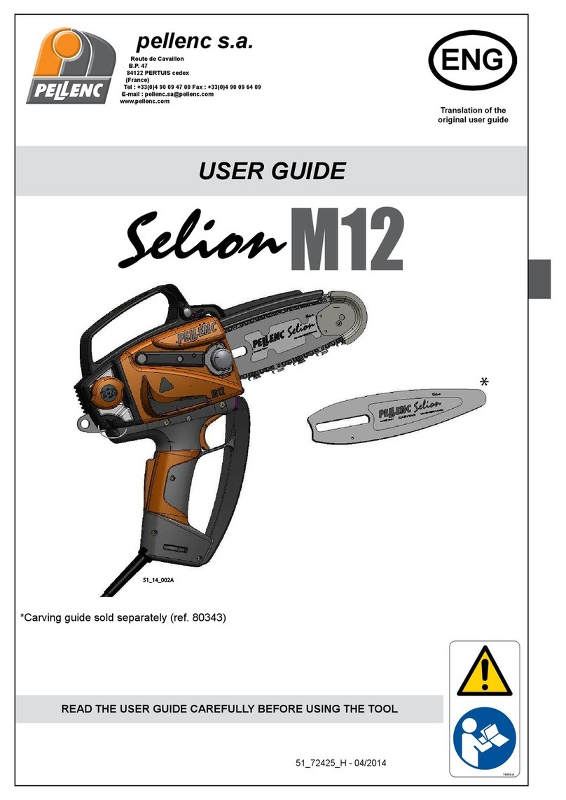 pellenc SELION M12 User manual
