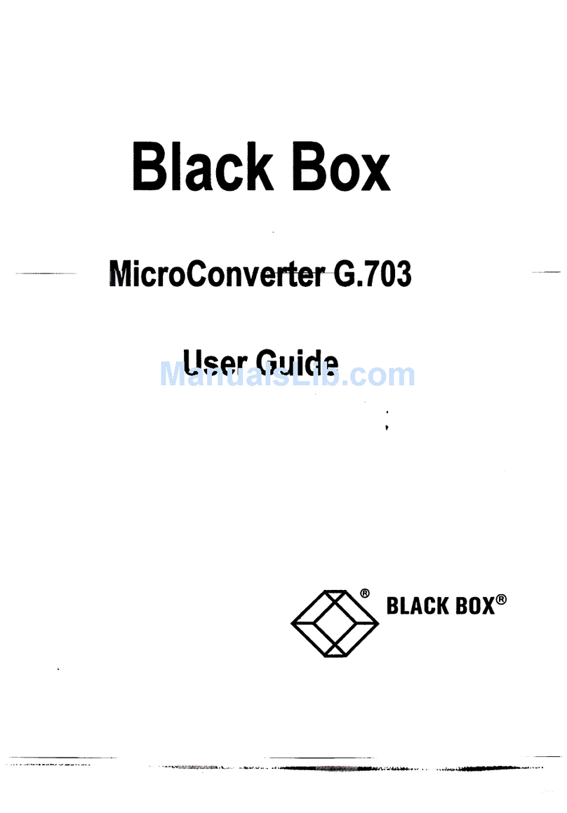 Black Box MicroConverter G.703 User manual