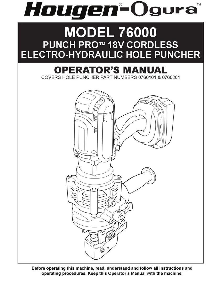 Hougen-Ogura 76000 Operator's manual