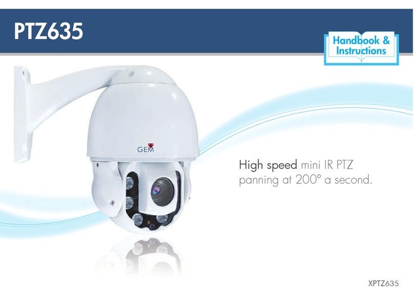 GEM PTZ635 Handbook & instructions