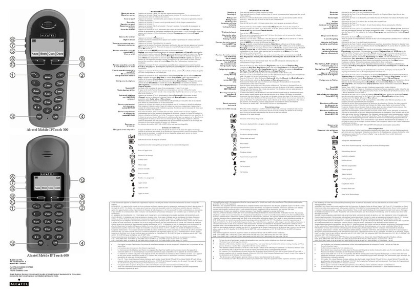 Alcatel IPTOUCH 300 User manual