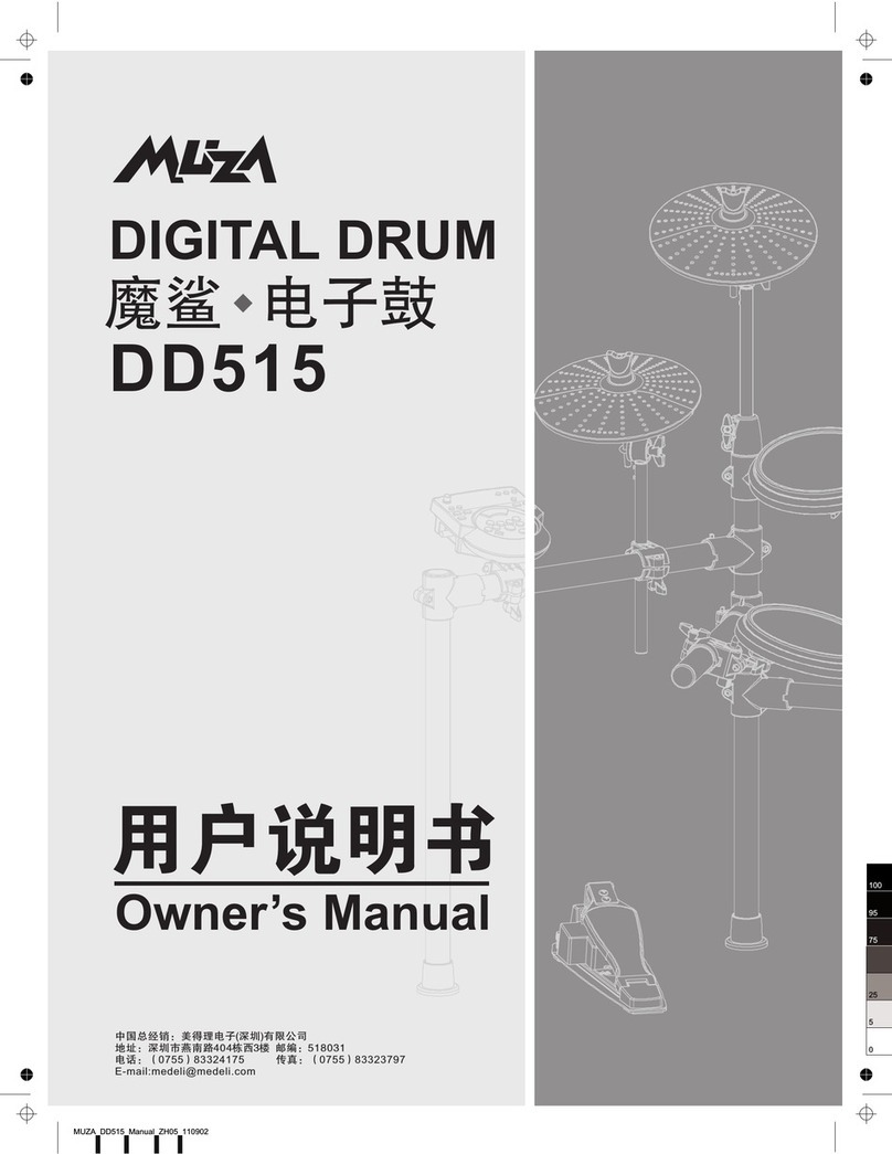 Mliza DD515 owner's manual