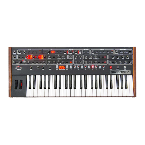 Dave Smith Instruments Sequential Prophet-6 User manual