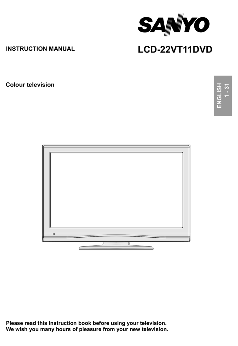 Sanyo LCD-22VT11DVD User manual Sanyo LCD-22VT11DVD User manual