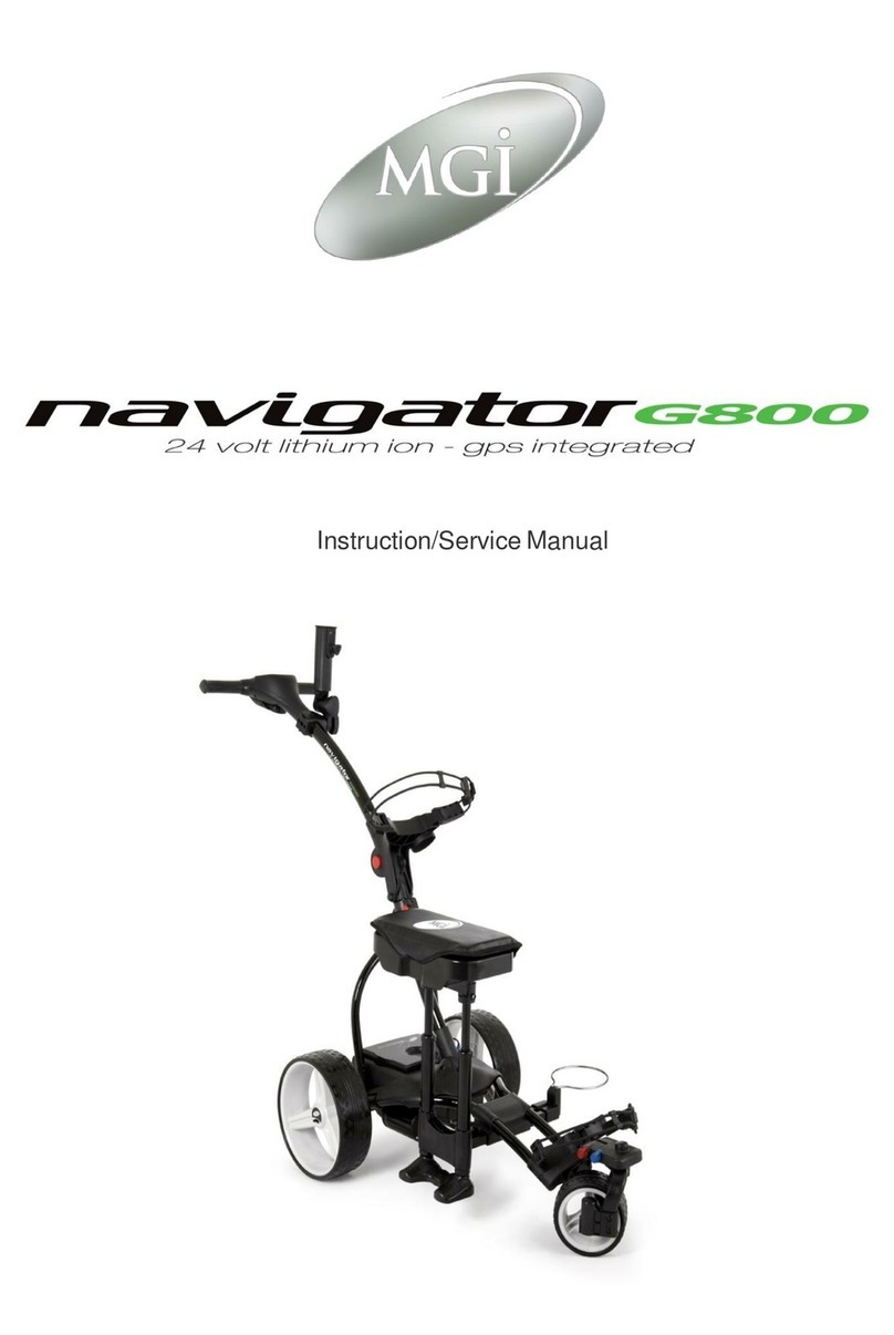 MGI Navigator G800 Instruction and service manual