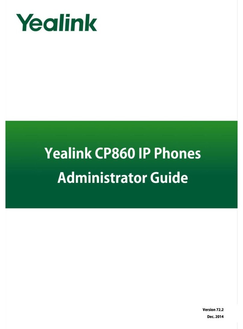 Yealink CP860 SERIES Service manual Yealink CP860 SERIES Service manual
