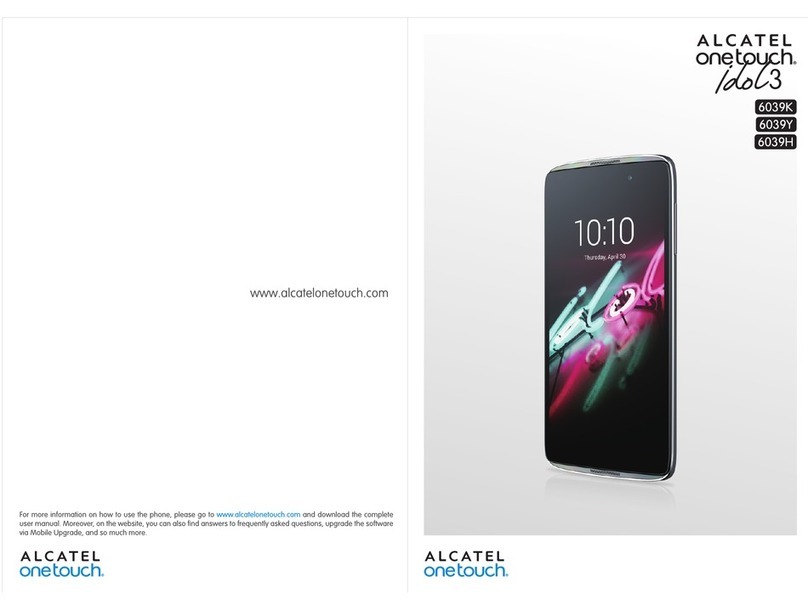 Alcatel onetouch idol3 6039K User manual Alcatel onetouch idol3 6039K User manual