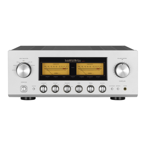 Luxman L-550AX User manual Luxman L-550AX User manual