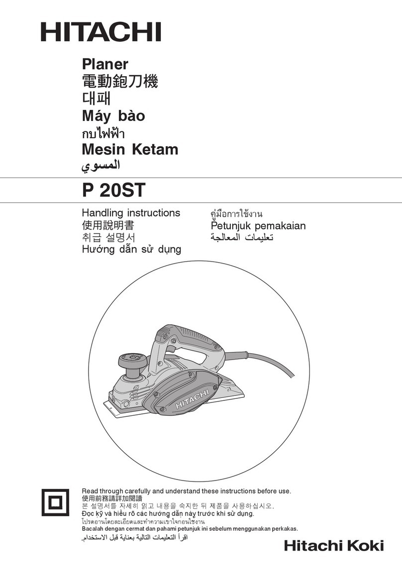 Hitachi Koki P 20ST Handling instructions