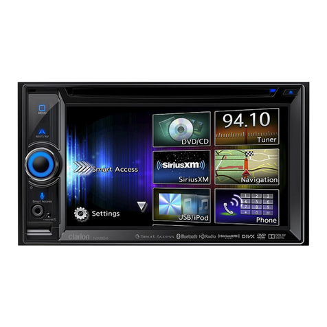 Clarion NX604 User manual